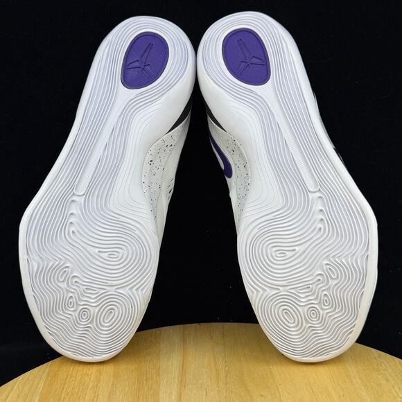 Nike Kobe 9 IX Protro Court Purple White Lakers Home IH1401 100 Shoe Size 8 M - Picture 10 of 10